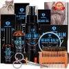 Kit de aseo para la barba aceite, suero de crecimiento, champú, bálsamo