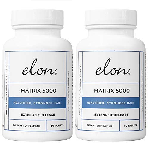 Biotina Vitamina Crecimiento Cabello 5000mcg Elon Matrix