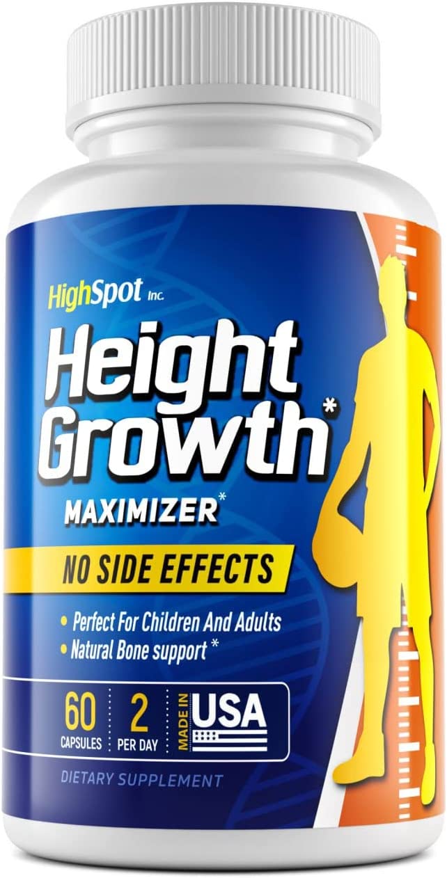 Maximizador de crecimiento de altura. Altura máxima natural. Fórmula orgánica para crecer más alto